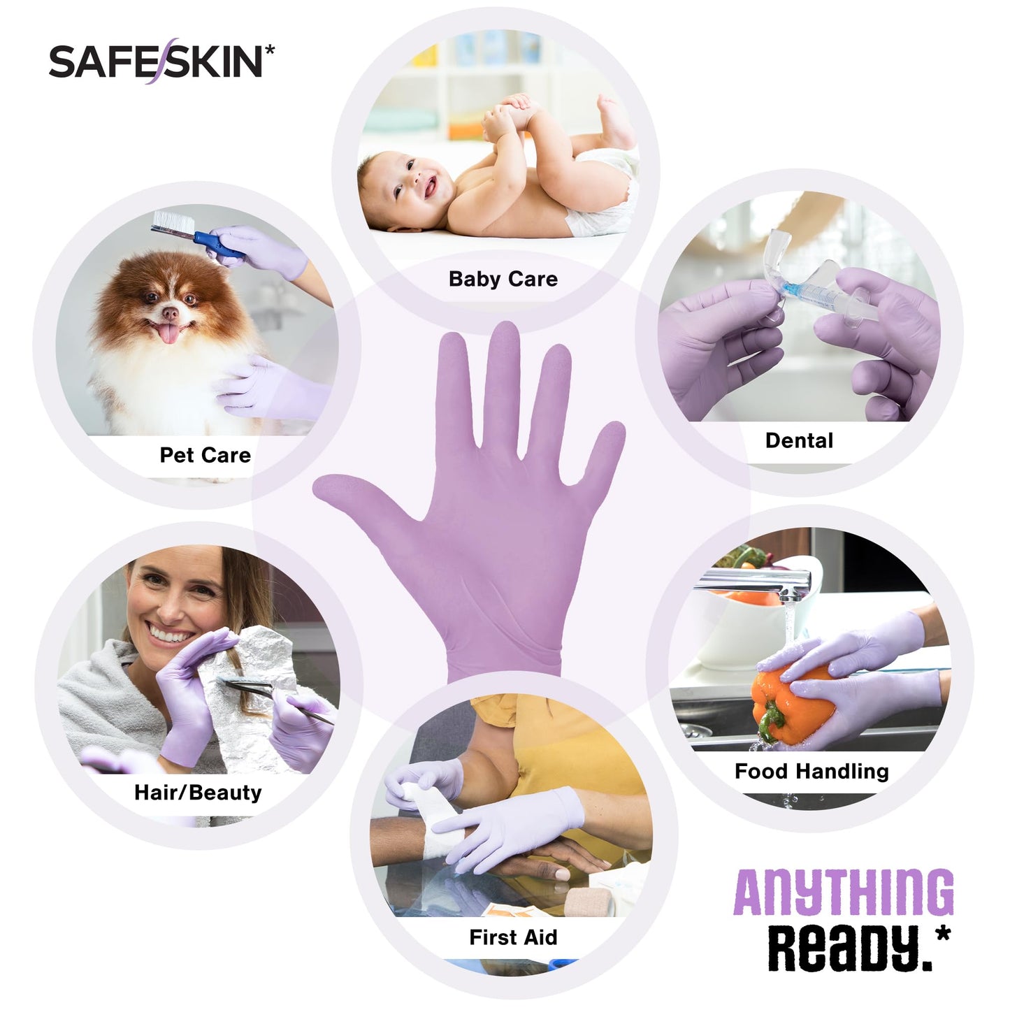 SAFESKIN Nitrile Disposable Gloves