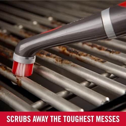 Rubbermaid Reveal Power Scrubber with Multi-Purpose & Grout Head