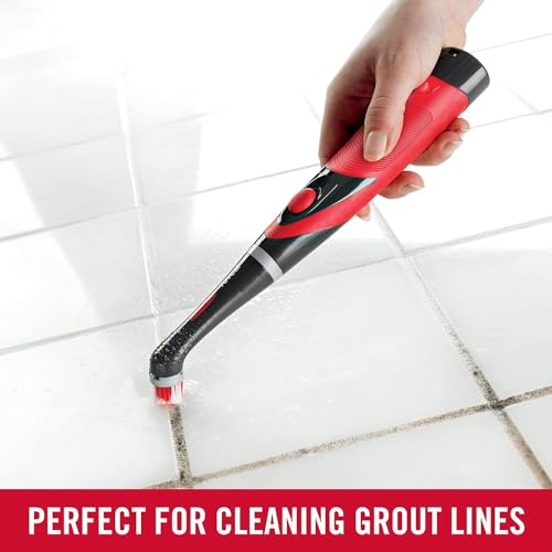 Rubbermaid Reveal Power Scrubber with Multi-Purpose & Grout Head